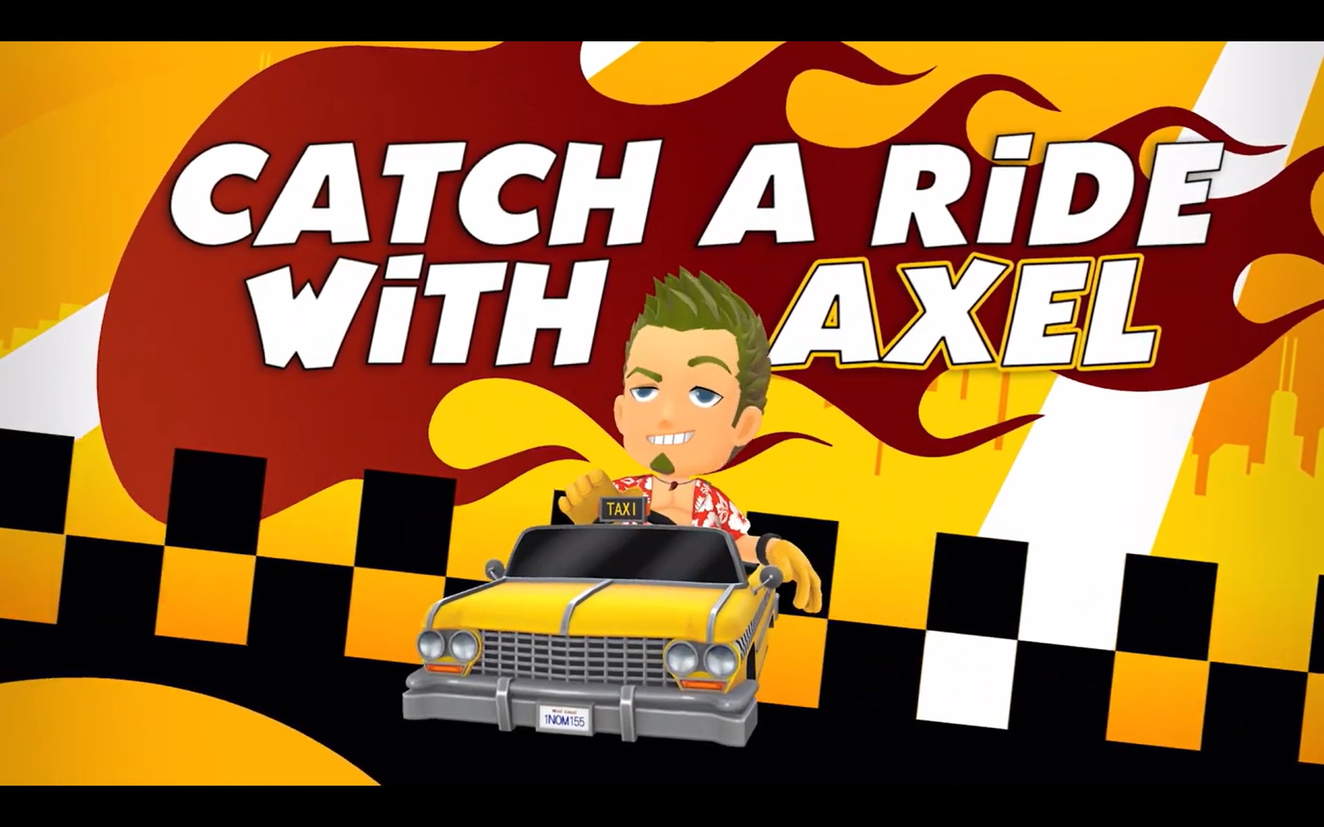 Banana Rumble reveals Axel Crazy Taxi DLC