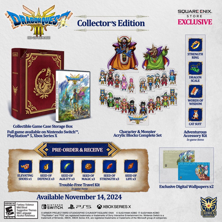 Dragon Quest III HD-2D Remake reveals collector’s edition