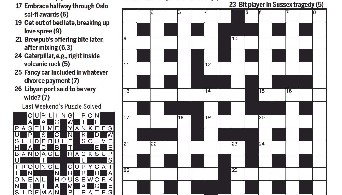 Hex Cryptic Crossword — NP 221008 (Cox and Rathvon)