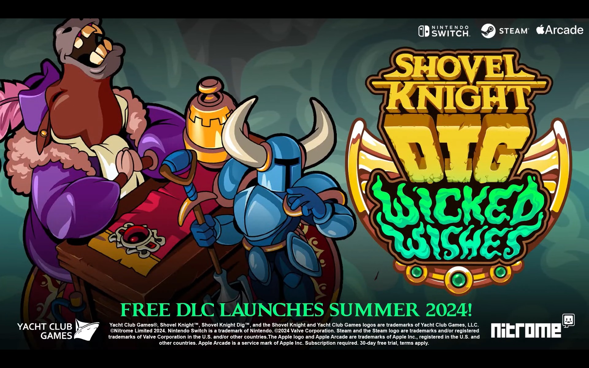 Shovel Knight Dig reveals Wicked Wishes DLC