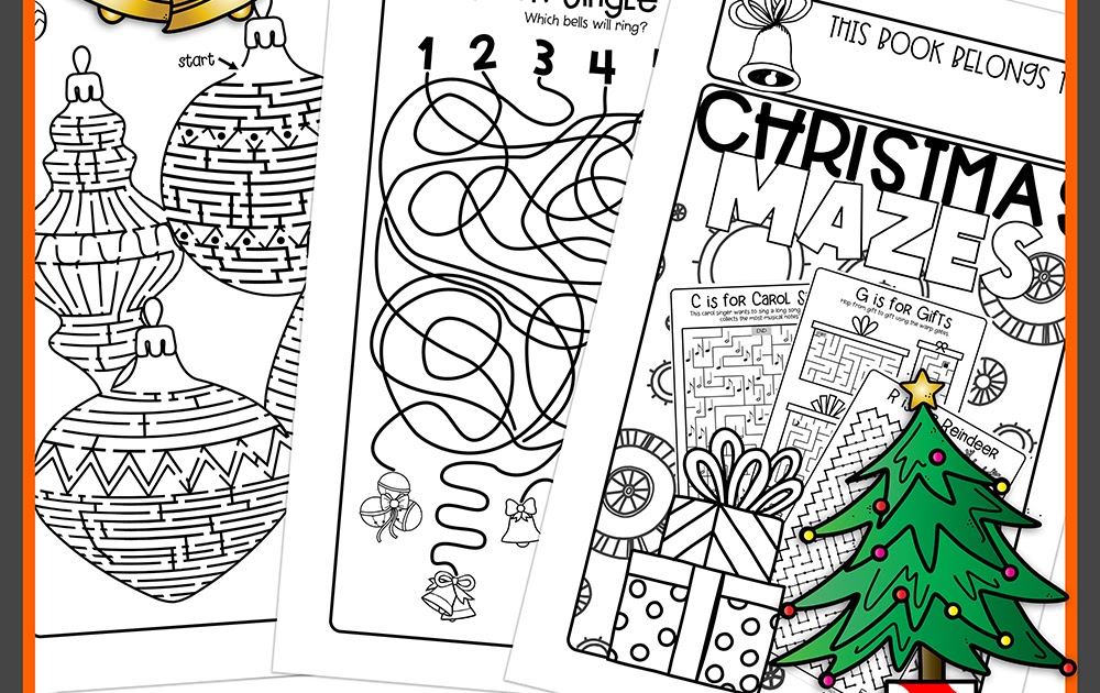 The Puzzle Den: Christmas Mazes