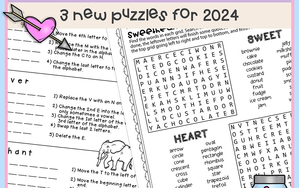 The Puzzle Den: Valentine's Day 2024