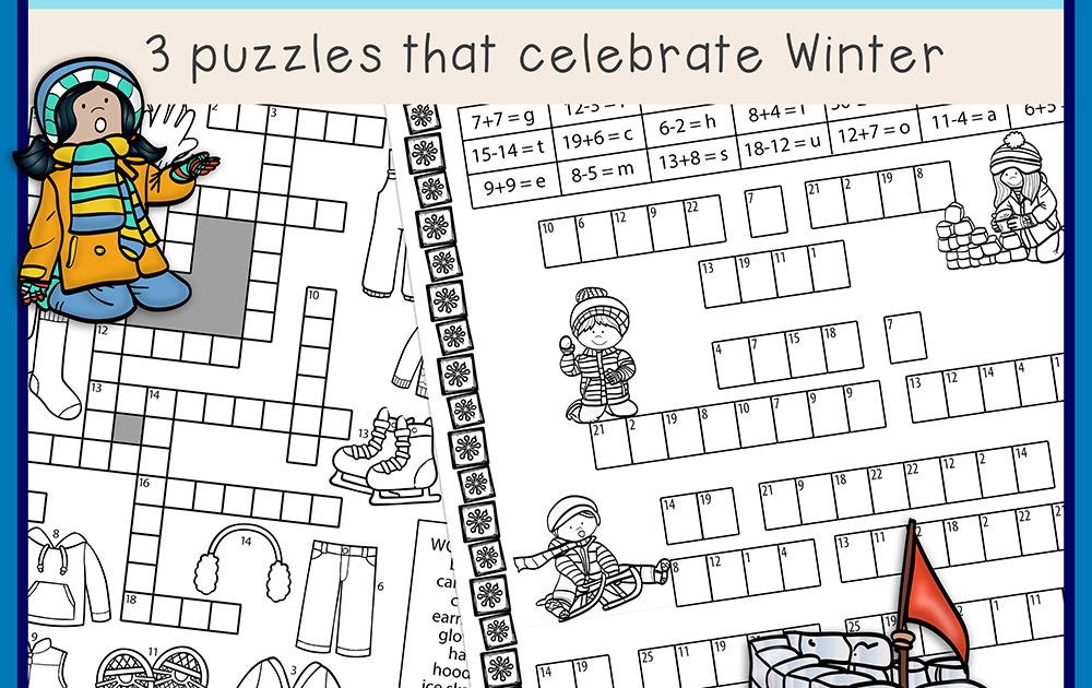 New Winter and Snowflakes Puzzles