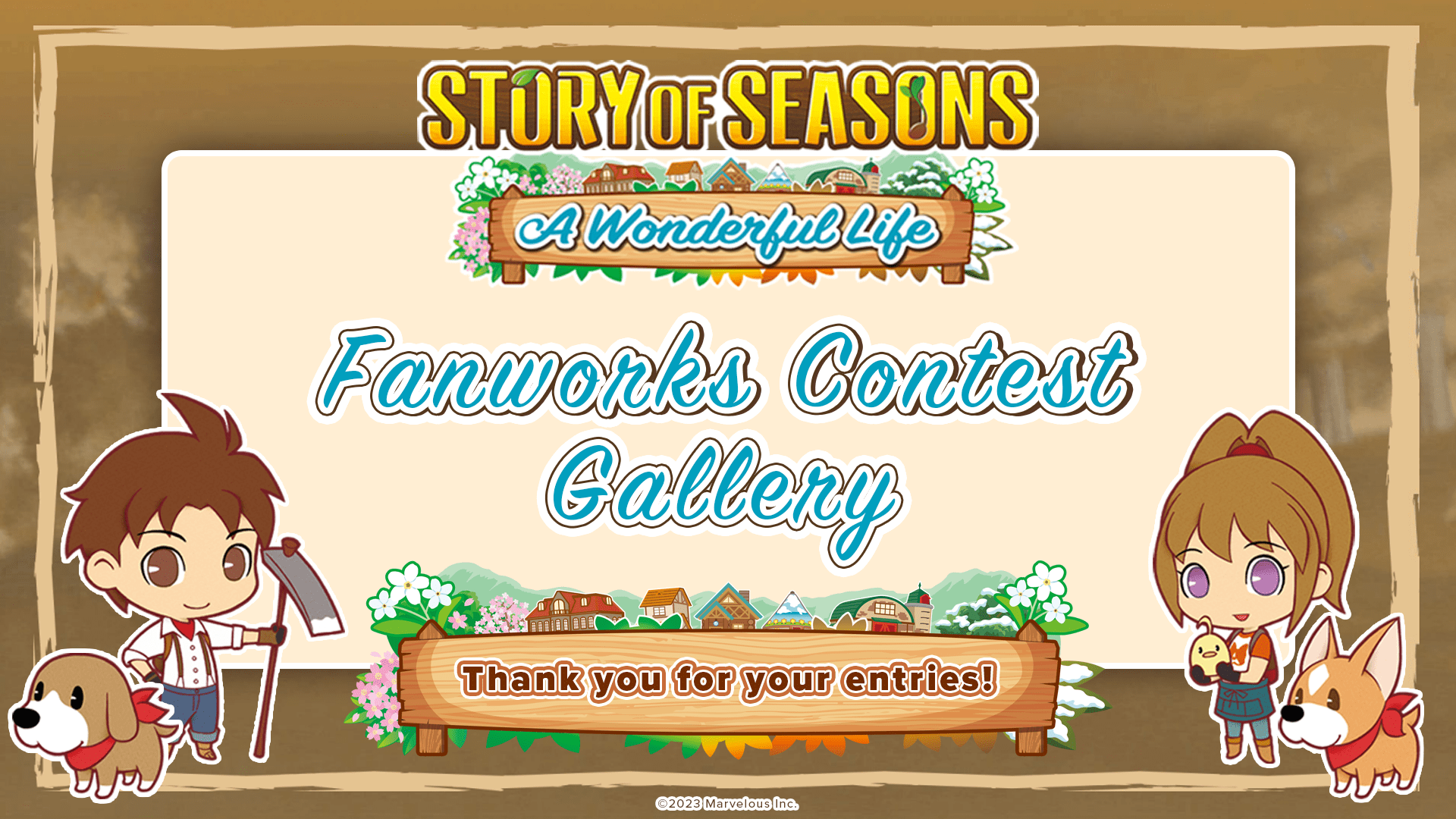 STORY OF SEASONS: A Wonderful Life Fanworks Contest Gallery + Winners