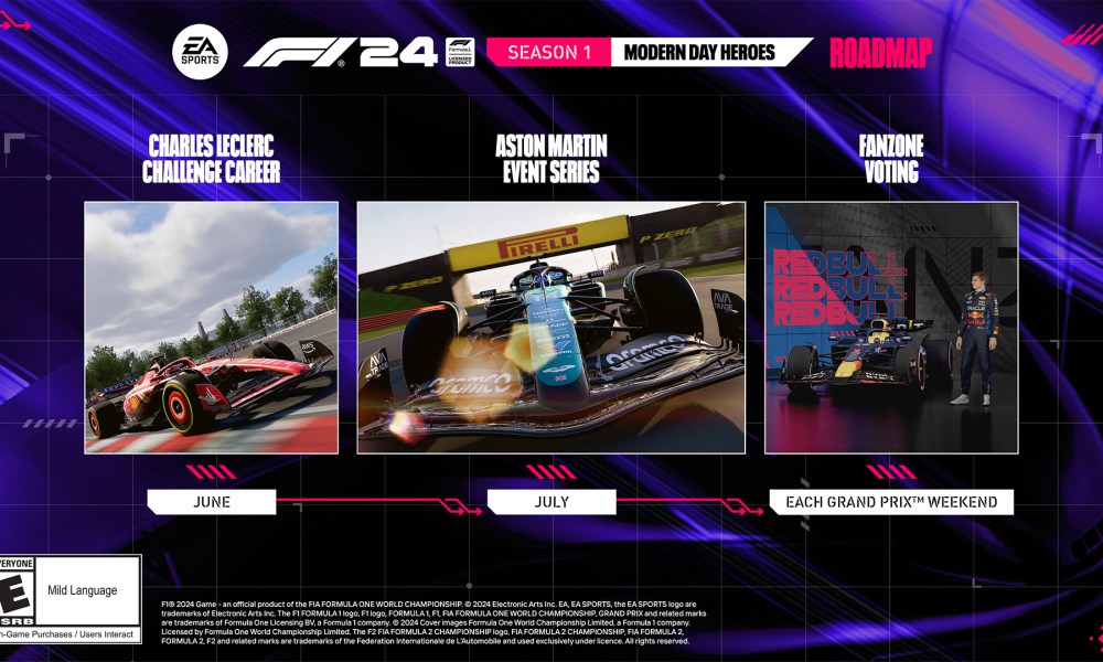 EA Reveals F1 24 Live Service Plans, Modern Day Heroes