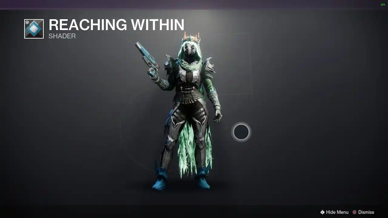 How to unlock Reaching Within Shader in Destiny 2