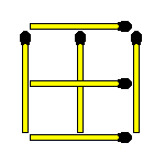 650. Three squares different in size