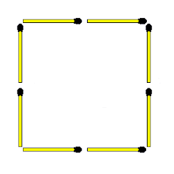 Matchstick Puzzles: 651. Three square units