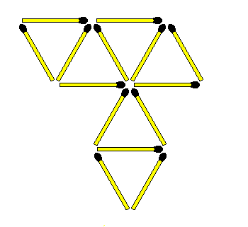 660. Six to five equal triangles