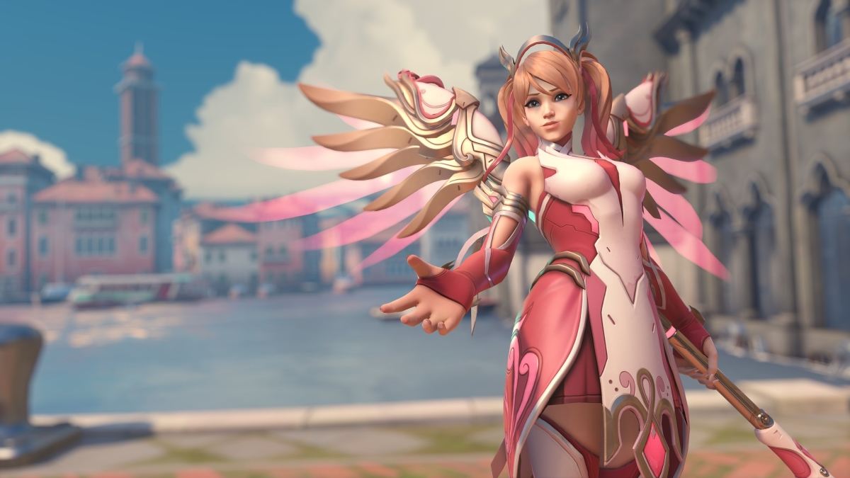 Mercy’s Infamous Pink Skin is Going Back on Sale and Fans are Having a Meltdown