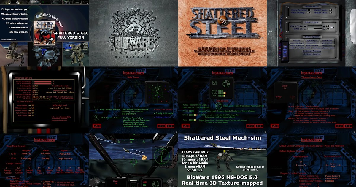 Lilura1 cRPG: BioWare’s First Computer Game: Shattered Steel 1996