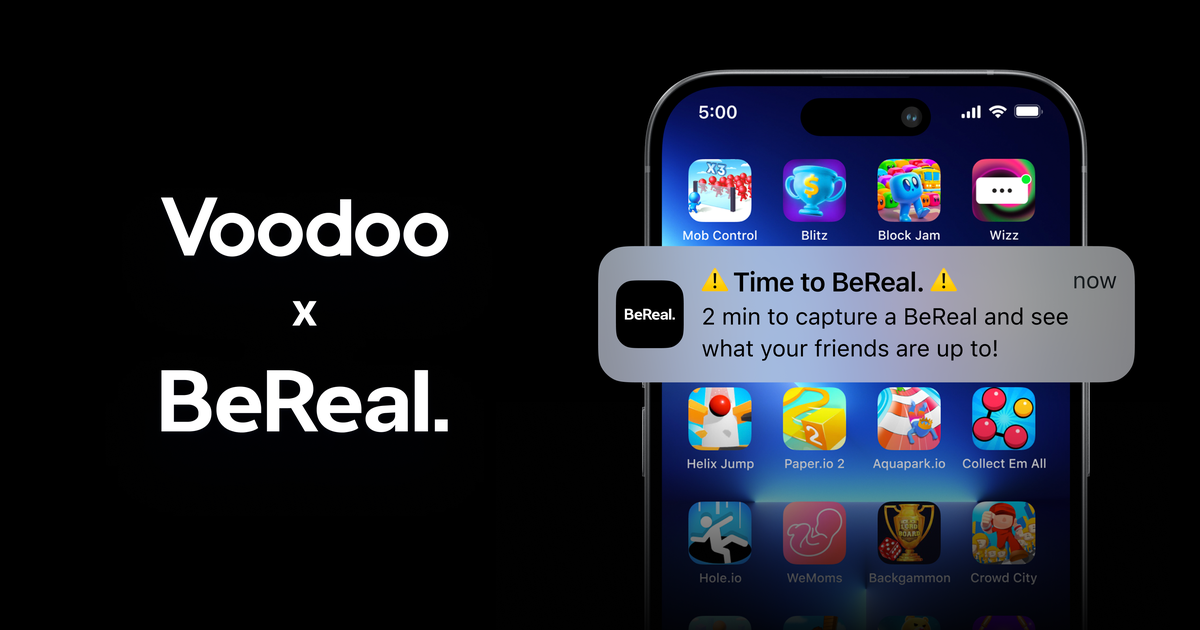 Voodoo acquires BeReal for €500m